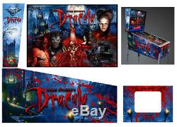 Bram Stokers Dracula Pinball Alternate Ensemble De Décalcomanies Pour Cabinet