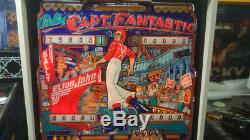Captain Fantastic / Elton John Pinball Souvenirs Machine Avec Garantie