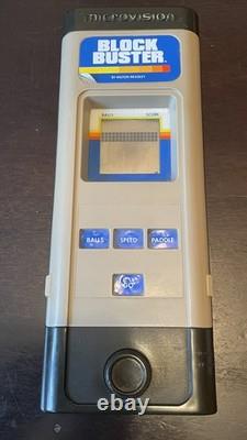 Cartouche de jeu Microvision Vintage Milton Bradley Baseball Pinball Blockbuster