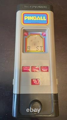 Cartouche de jeu Microvision Vintage Milton Bradley Baseball Pinball Blockbuster