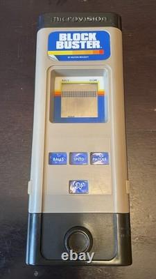 Cartouche de jeu Microvision Vintage Milton Bradley Baseball Pinball Blockbuster