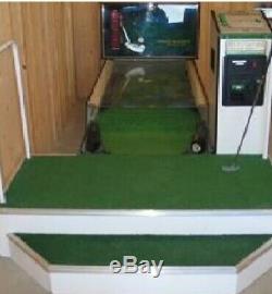 Chaussee Challenge Arcade Golf Machine Simulateur Par I. C. E. (excellent) Rare