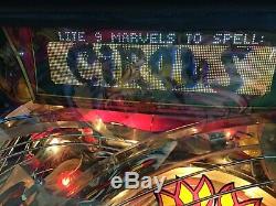 Cirqus Voltaire Pinball 1997 De Bally Rare Preview Model Excellent Condition