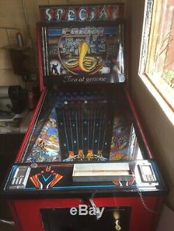 Cobra Penny Amusement Arcade Machine Vintage Pinball Italien Tiro Al Gettone