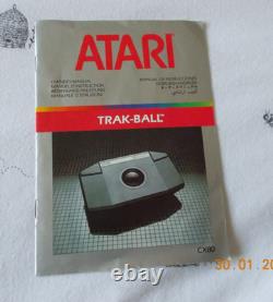 Contrôleur Atari CX80 Trak-Ball 9 broches 2600 400 800 Boîte de Track Ball Rareté