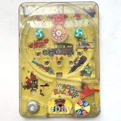 Courses folles Wacky Races Pachinko japonais vintage flipper Muttley rare 38 x 26 cm
