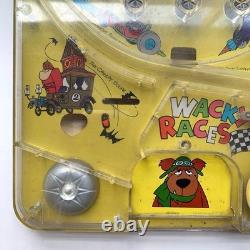 Courses folles Wacky Races Pachinko japonais vintage flipper Muttley rare 38 x 26 cm