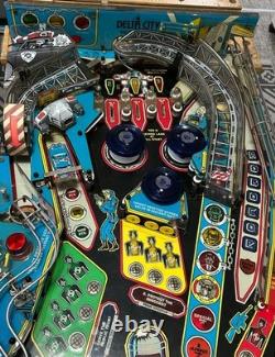 Data East Robocop Pinball Plateau de Jeu Entièrement Peuplement Avec Faisceau Électrique Complet