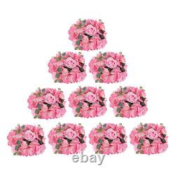 Décoration de bouquet de fleurs artificielles en boule pour mariage, fête ou centre de table.