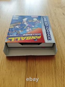 Défi de Flipper Deluxe Jeu GBA Gameboy Advance Boîte Complète Avec Protecteur