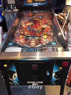 Demolition Man Flipper Machine Arcade Great Condition