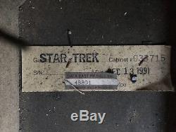 Données Originales De Flipper De Star Trek East 1991