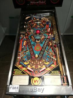 F-14 Tomcat Williams Pinball Machine, Flipper, Spielbereit, F968