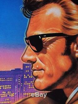 Fabuleux Dirty Harry Pinball Machine Par Williams 1990 Vintage Clint Eastwood