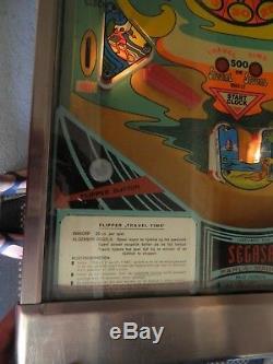 Fabulous Segasa 1973 Temps De Voyage Williams Pinball Machine Arcade Jeu Freeplay