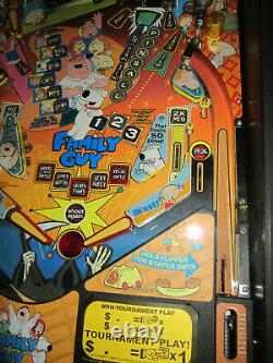 Famille Guy Arcade Pinball Machine Stern 2007 (custom Led & Excellent État)