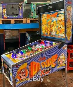 Flipper Bally Dr. Dude 1990 Flipper Restauré Full Led Express Shipping Europe