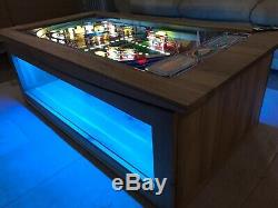 Flipper Coffee Table Oak Table -zaccaria Supersonic Concorde Playfield