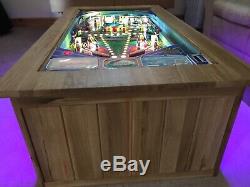 Flipper Coffee Table Oak Table -zaccaria Supersonic Concorde Playfield