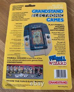 Flipper Grandstand Pinball Wizard Vintage en parfait état et fonctionnel - Idée de cadeau rétro