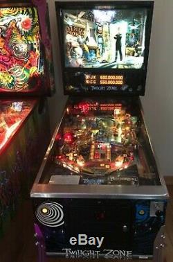 Flipper Twilight Zone De Bally 1993 Excellent Condition & Extra Mods