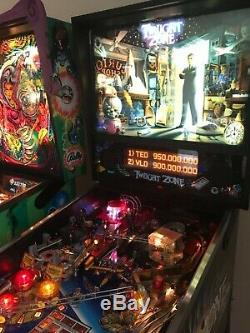 Flipper Twilight Zone De Bally 1993 Excellent Condition & Extra Mods