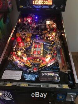 Flipper Twilight Zone De Bally 1993 Excellent Condition & Extra Mods