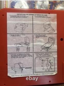 Flipper vintage 1983 Masters of the Universe He-Man avec boîte à lire, ensemble de jeu/maquette