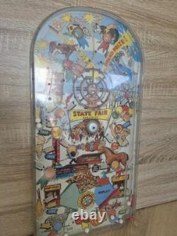 Flipper vintage ancien Marx fabriqué en Grande-Bretagne 2ftx1ft grand 1960s en état de marche
