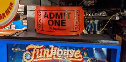 Funhouse Pinball Topper S'adapte Également Roller Coaster Tycoon, Dernière Action Hero, Com