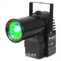 Fuzzix MBR60 Panneau Réflecteur à Boule Miroir LED et Projecteur PS10W pour Éclairage Disco