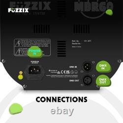 Fuzzix MBR60 Panneau Réflecteur à Boule Miroir LED et Projecteur PS10W pour Éclairage Disco