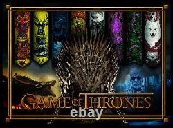 Game Of Thrones Pinball Alternative Translite Nouvelles Versions (6 Choix)