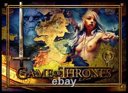 Game Of Thrones Pinball Alternative Translite Nouvelles Versions (6 Choix)