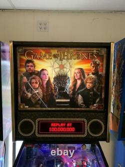 Game Of Thrones Pro Utilisé Flipper Machine Stern. Joue Très Bien. Ampoules Led Installées