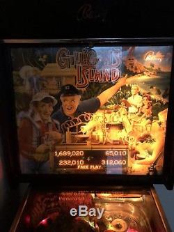 Gilligans Island Pinball À Mi-chemin. Remis À Neuf