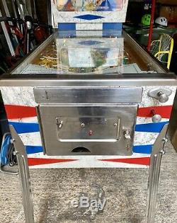 Gottlieb Central Park Pinball Machine De 1966 Entièrement Condition De Travail Beau