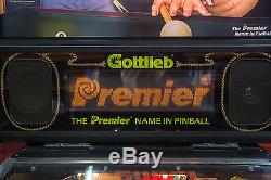 Gottlieb Cue Ball Wizard Pinball Machine Pool Snooker Thème Complet Avec Manuel
