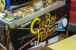 Gottlieb Cue Ball Wizard Pinball Machine Pool Snooker Thème Complet Avec Manuel