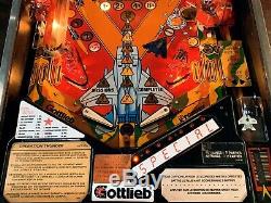 Gottlieb Pinball Opération Tonnerre 1992 Flipper 100% De Travail Cond. Mint Cond