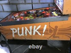 Gottlieb Punk Pinball Machine 80a Rare