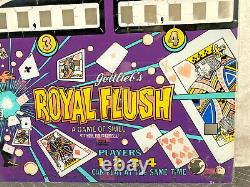 Gottlieb Royal Flush Pinball Machine Jeu De Backglass