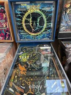 Gottlieb Spirit Pinball Machine 80a Rare Expédition Dans Le Monde Entier