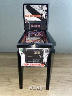 Grand Modèle D'échelle 1/8 Replica Led Zeppelin Pinball Machine Scale Keepsake