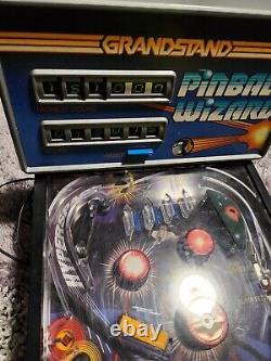 Grandstand Pinball Wizard Vintage 1983 - Entièrement fonctionnel! Adaptateur d'origine - Super amusant