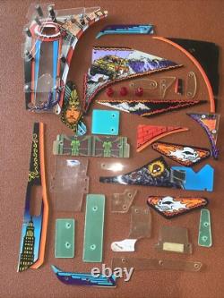 Graphiques de machines à sous vintage, pièces graphiques d'arcade, grand lot rare