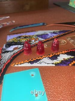 Graphiques de machines à sous vintage, pièces graphiques d'arcade, grand lot rare