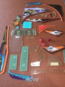 Graphiques de machines à sous vintage, pièces graphiques d'arcade, grand lot rare