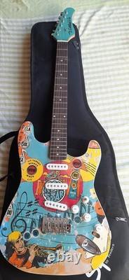 Guitare électrique Telecaster vintage personnalisée à thème de flipper