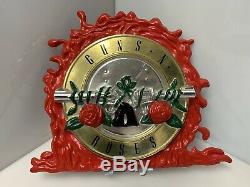 Guns N Données East Roses Pinball Machine Topper Withbrackets Vintage 1990